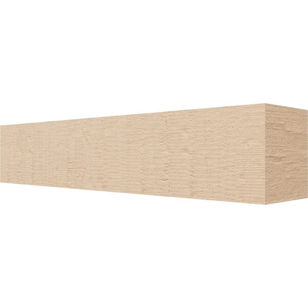 Ekena Millwork 4in. W x 4in. H x 20in. L Block Woodgrain TimberThane Rafter Tail, Primed Tan RFTUR04X04X20BLKRCPR - main